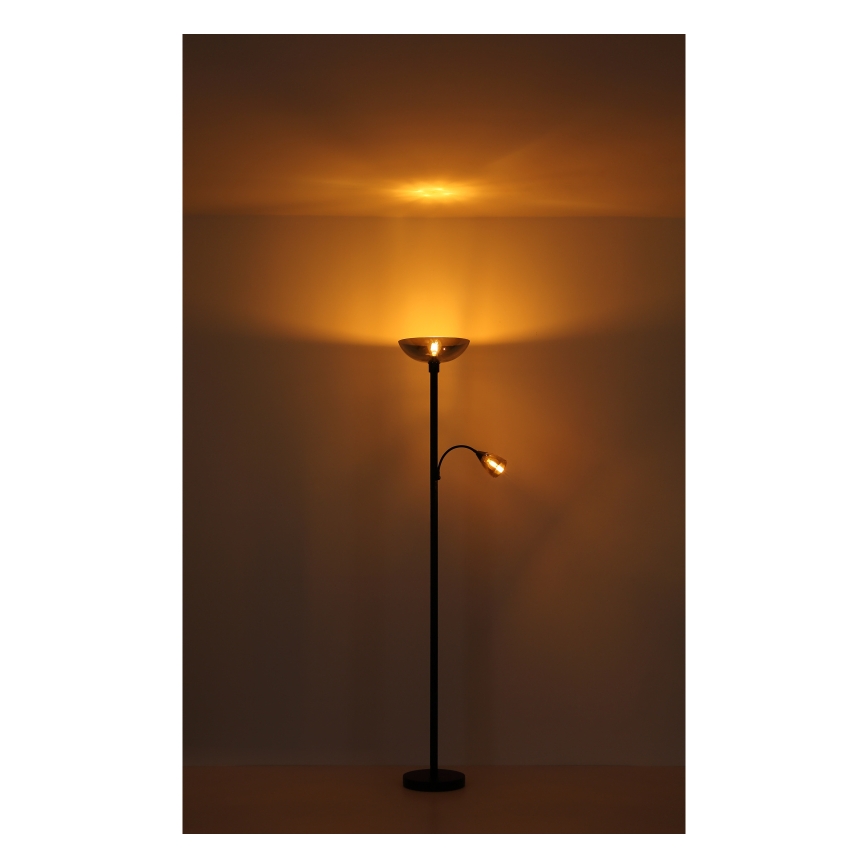 Globo - Lampada con piedistallo 1xE27/60W/230V + 1xE14/40W