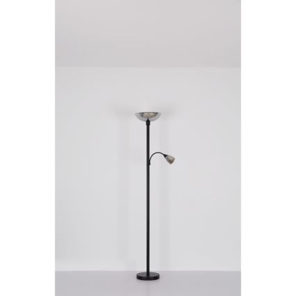 Globo - Lampada con piedistallo 1xE27/60W/230V + 1xE14/40W