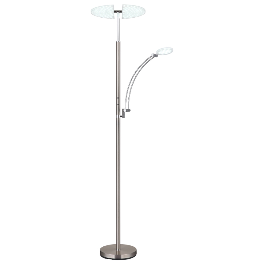 Globo - Lampada da terra LED dimmerabile LED/40W/230V + LED/5,5W 2700/4000/6000K cromo opaco