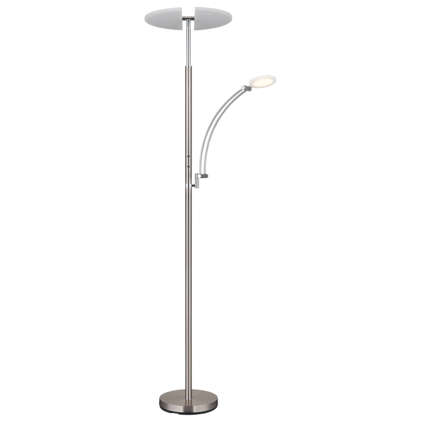 Globo - Lampada da terra LED dimmerabile LED/40W/230V + LED/5,5W 2700/4000/6000K cromo opaco