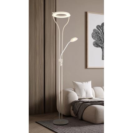Globo - LED Lampada da terra dimmerabile LED/20W/230V + LED/4W 3000K