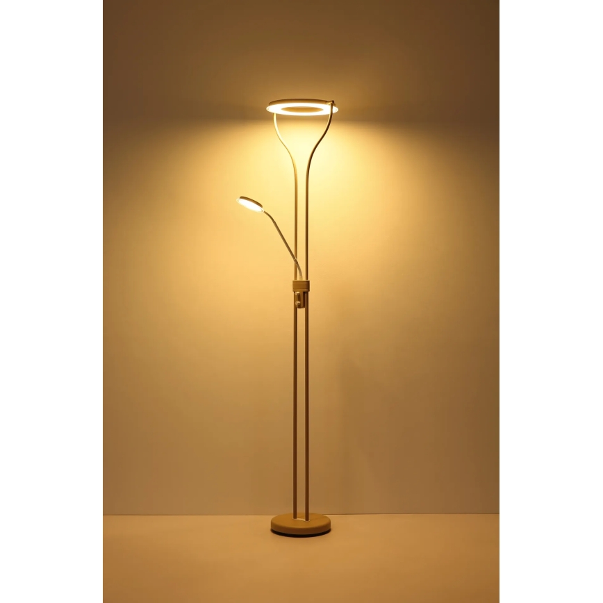 Globo - LED Lampada da terra dimmerabile LED/20W/230V + LED/4W 3000K