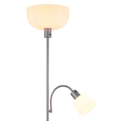 Globo - Lampada con piedistallo 1xE27/40W/230V + 1xE14/25W