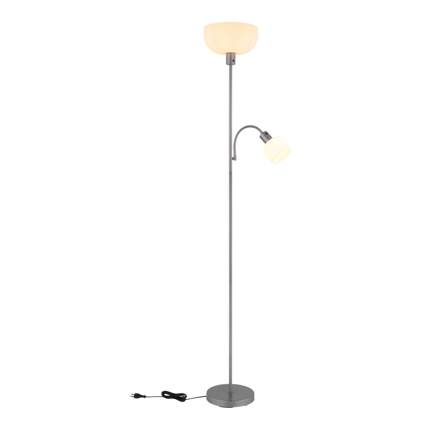 Globo - Lampada con piedistallo 1xE27/40W/230V + 1xE14/25W