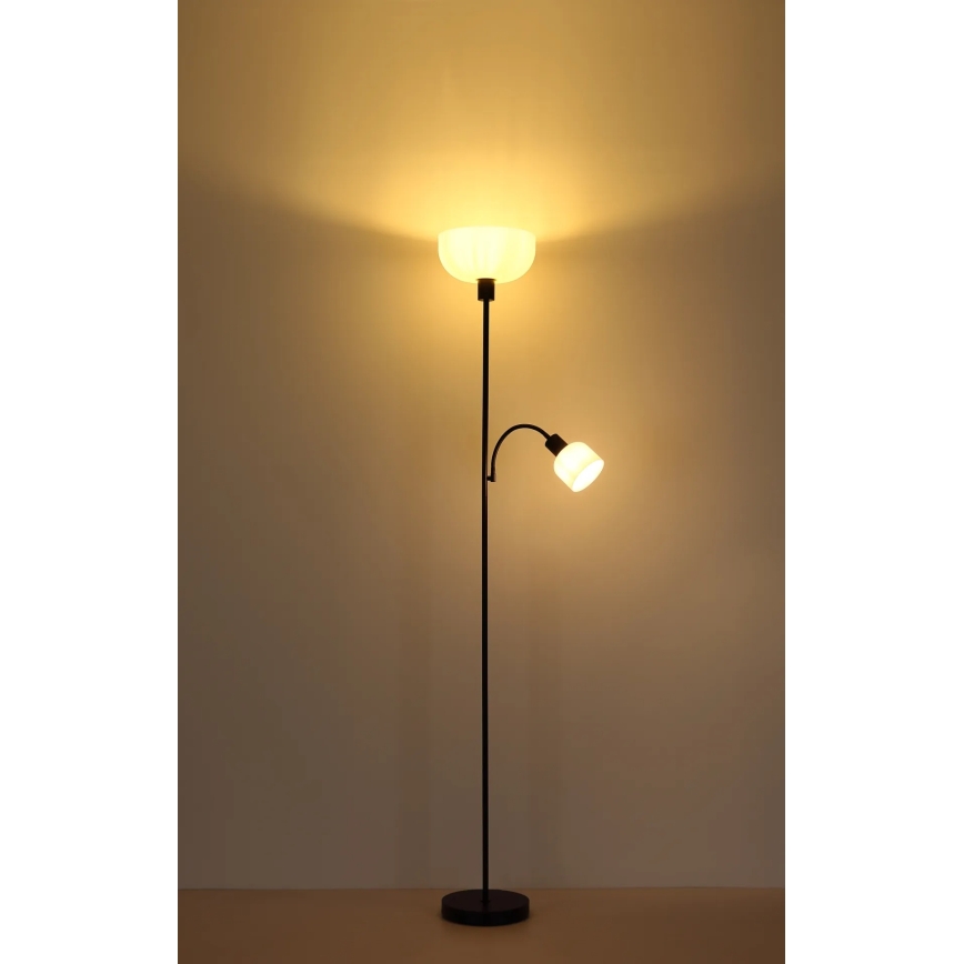 Globo - Lampada da terra 1xE27/40W/230V + 1xE14/25W