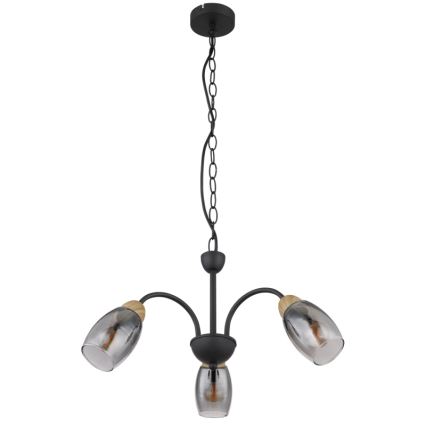 Globo - Lampadario a sospensione con catena 3xE14/25W/230V