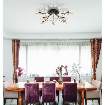 Globo - Plafoniera 8xG9/5W/230V Ø 76 cm