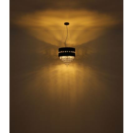 Globo - Lampadario a sospensione con filo 3xE27/40W/230V diametro 40 cm