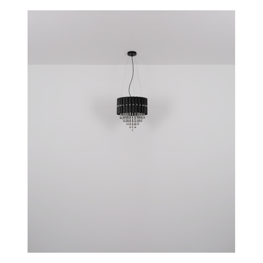 Globo - Lampadario a sospensione con filo 3xE27/40W/230V diametro 40 cm