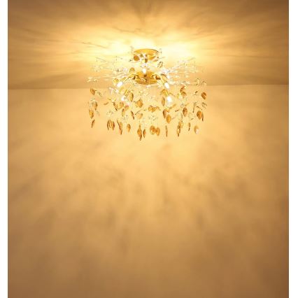Globo - Lampadario a stelo 8xG9/8W/230V oro
