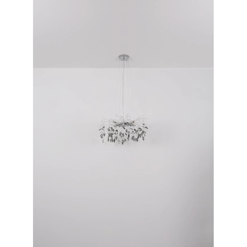 Globo - Lampadario a sospensione con filo 8xG9/8W/230V diametro 61 cm cromo lucido