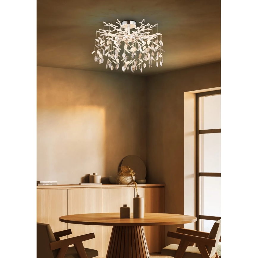 Globo - Lampadario a stelo 8xG9/8W/230V cromo lucido