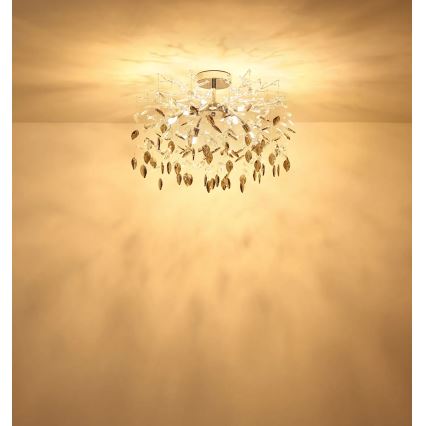 Globo - Lampadario a stelo 8xG9/8W/230V cromo lucido