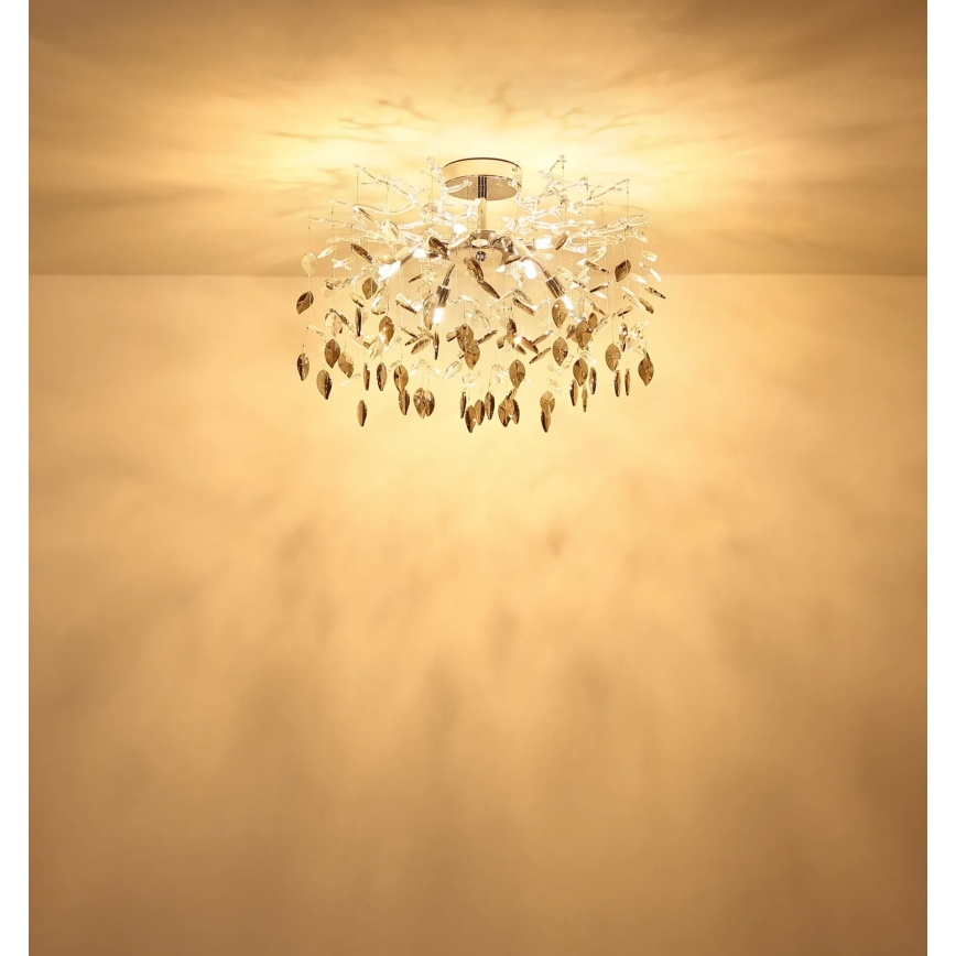 Globo - Lampadario a stelo 8xG9/8W/230V cromo lucido