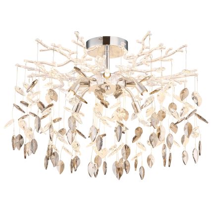 Globo - Lampadario a stelo 8xG9/8W/230V cromo lucido
