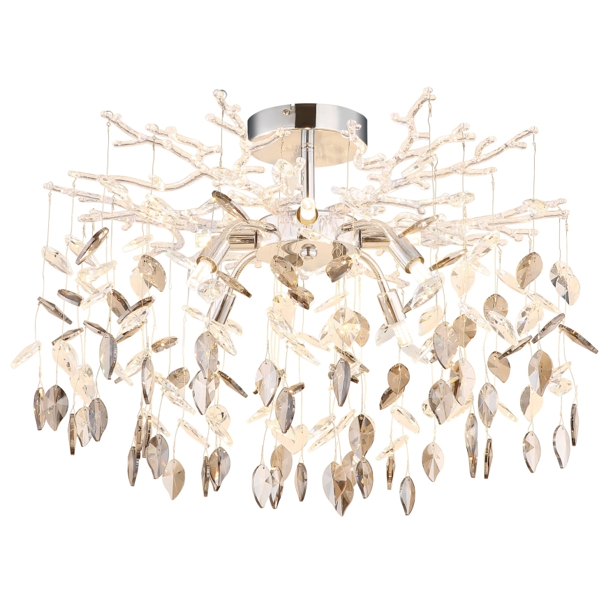 Globo - Lampadario a stelo 8xG9/8W/230V cromo lucido