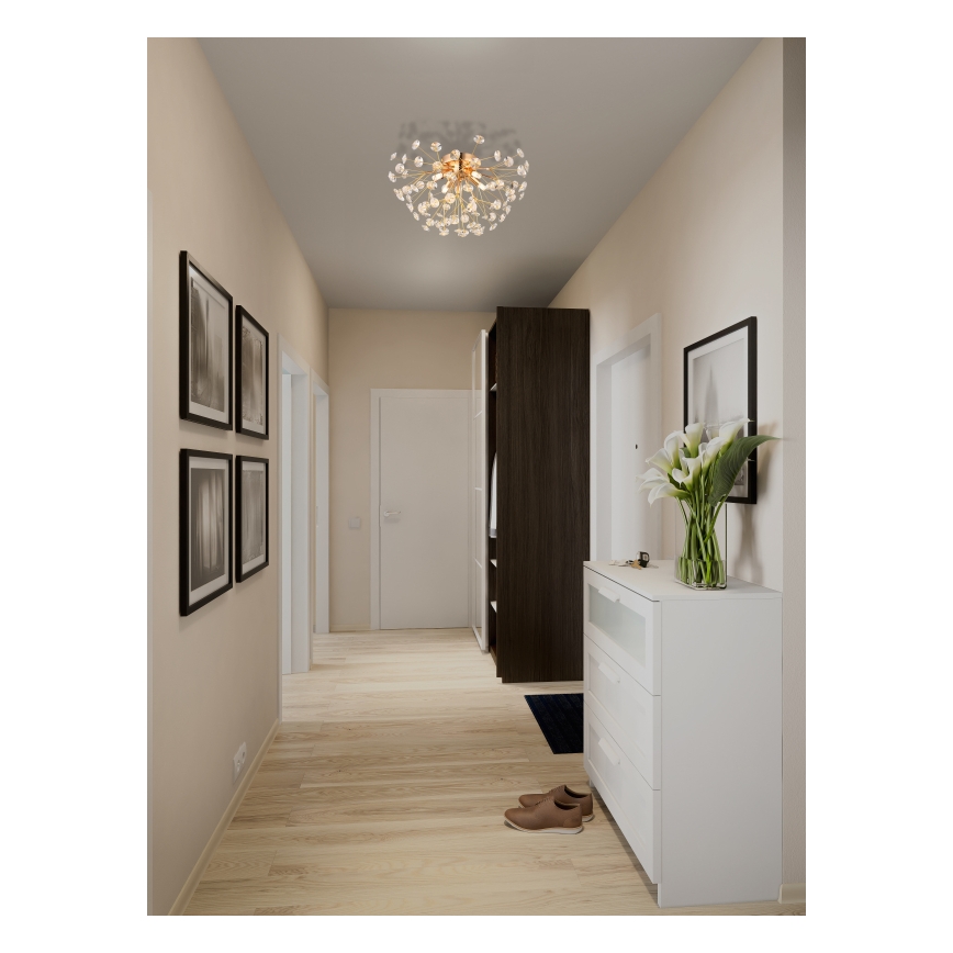 Globo - Plafoniera LED 4xG9/3,5W/230V diametro 45 cm oro