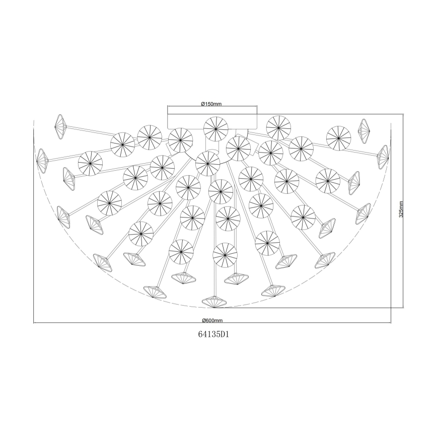 Globo - Plafoniera LED 6xG9/3,5W/230V dorata