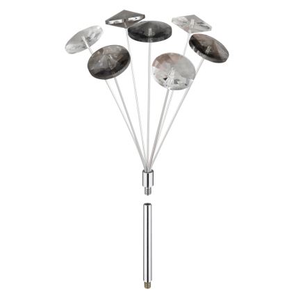 Globo - Plafoniera LED 4xG9/3,5W/230V diametro 45 cm cromo lucido