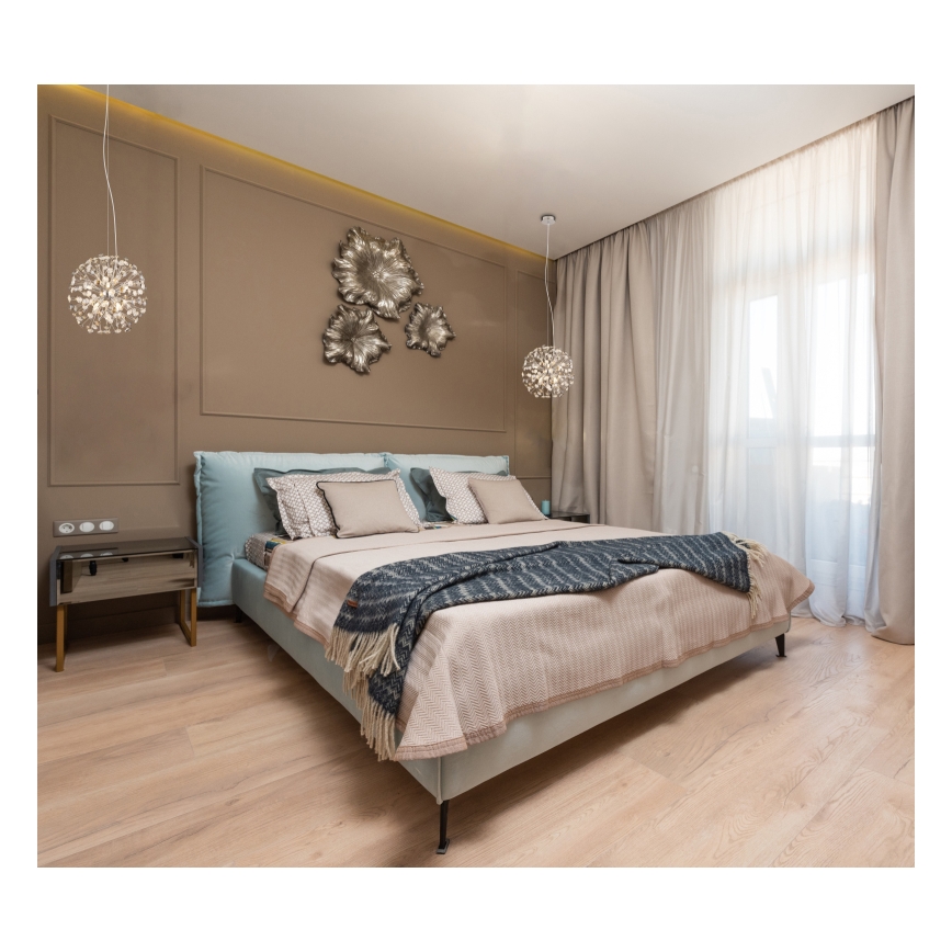 Globo - Lampadario LED su cavo 8xG9/3,5W/230V cromo lucido