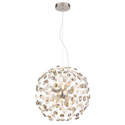 Globo - Lampadario LED su cavo 8xG9/3,5W/230V cromo lucido
