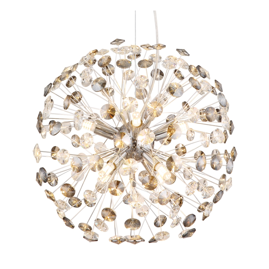 Globo - Lampadario LED su cavo 8xG9/3,5W/230V cromo lucido