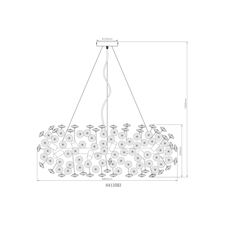Globo - Lampadario di cristallo LED a sospensione con catena 20xG9/3,5W/230V