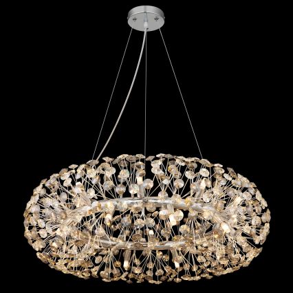 Globo - Lampadario a sospensione LED in cristallo con cavo 20xG9/3,5W/230V
