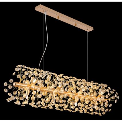 Globo - Lampadario LED a cavo 12xG9/3,5W/230V dorato