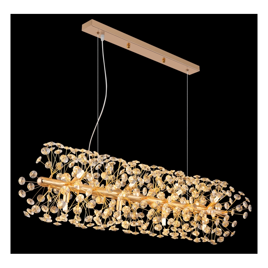 Globo - Lampadario LED a cavo 12xG9/3,5W/230V dorato