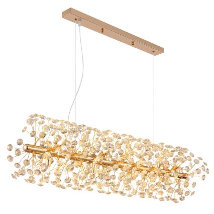 Globo - Lampadario LED a cavo 12xG9/3,5W/230V dorato