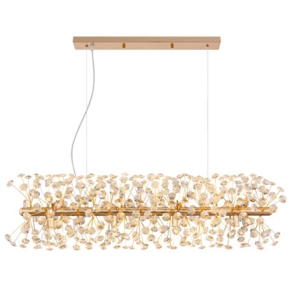 Globo - Lampadario LED a cavo 12xG9/3,5W/230V dorato