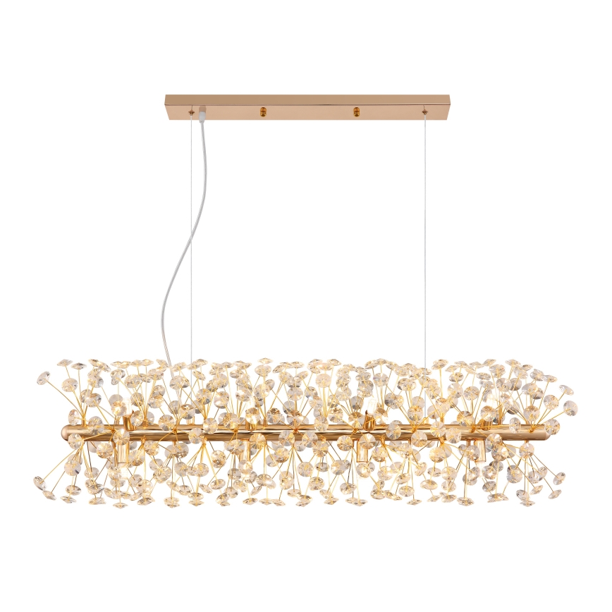 Globo - Lampadario LED a cavo 12xG9/3,5W/230V dorato