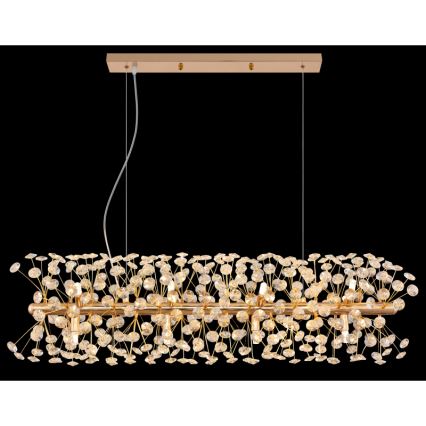 Globo - Lampadario LED a cavo 12xG9/3,5W/230V dorato