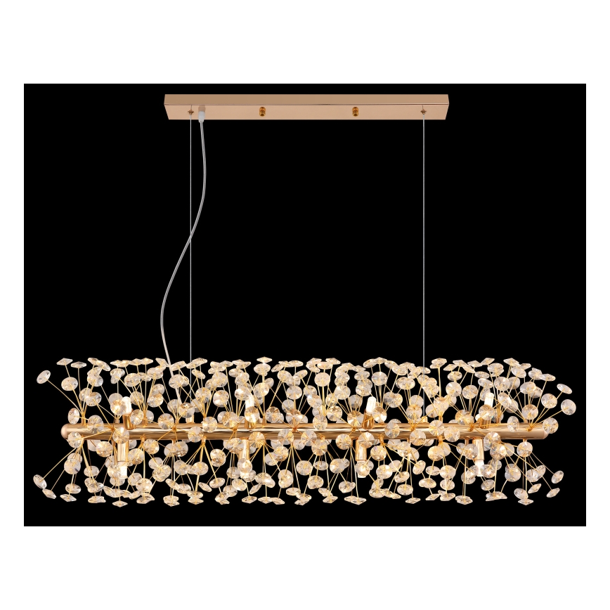 Globo - Lampadario LED a cavo 12xG9/3,5W/230V dorato
