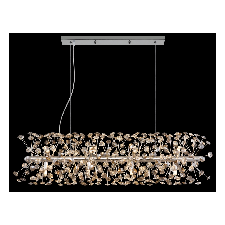 Globo - Lampadario LED su cavo 12xG9/3,5W/230V cromo lucido