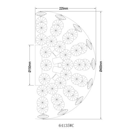 Globo - Applique a LED 6xG9/3,5W/230V cromo lucido