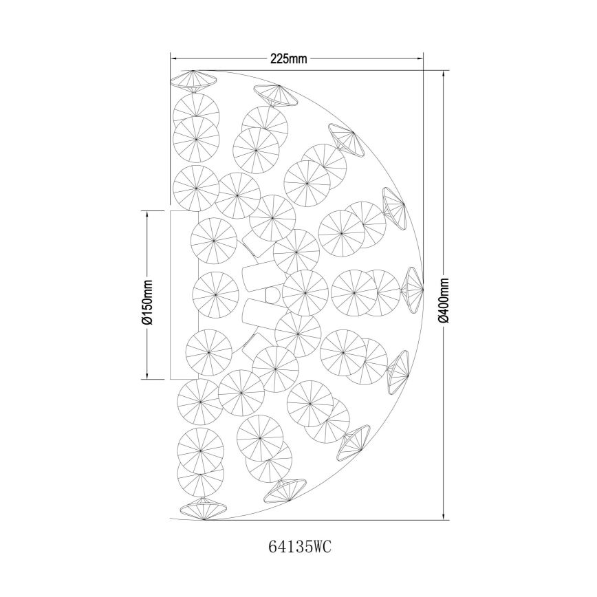 Globo - Applique a LED 6xG9/3,5W/230V cromo lucido