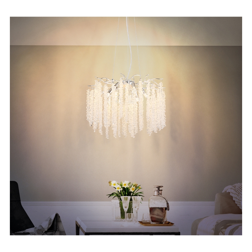 Globo - Lampadario LED a sospensione su cavo 6xG9/8W/230V