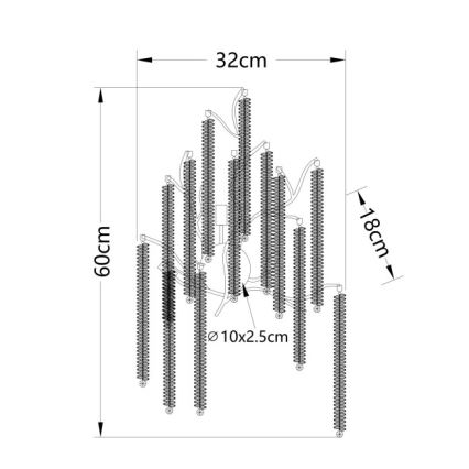 Globo - Applique da parete LED 3xG9/8W/230V