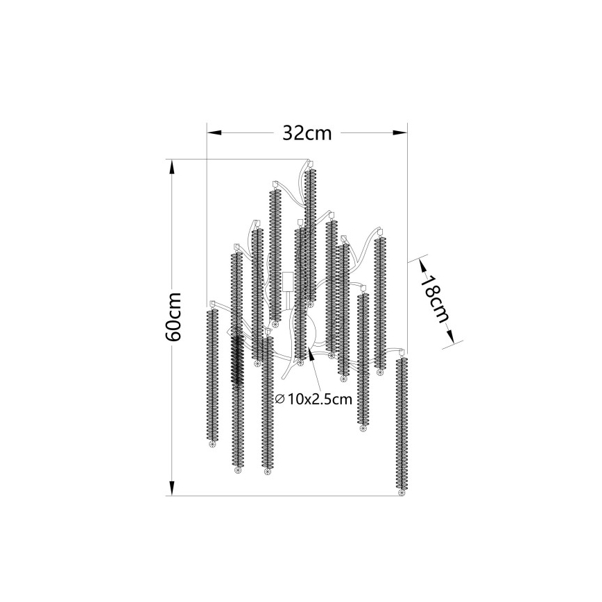 Globo - Applique da parete LED 3xG9/8W/230V