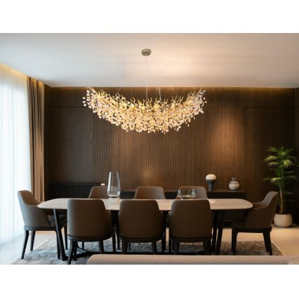 Globo - Lampadario sospeso su cavo 16xE14/40W/230V, finitura oro