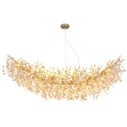 Globo - Lampadario sospeso su cavo 16xE14/40W/230V, finitura oro