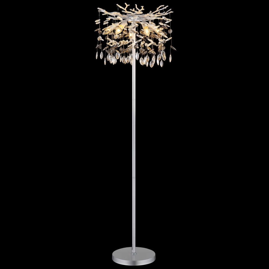 Globo - Lampada da terra 5xE14/40W/230V argento