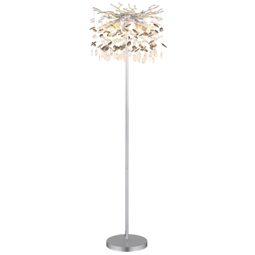 Globo - Lampada da terra 5xE14/40W/230V argento