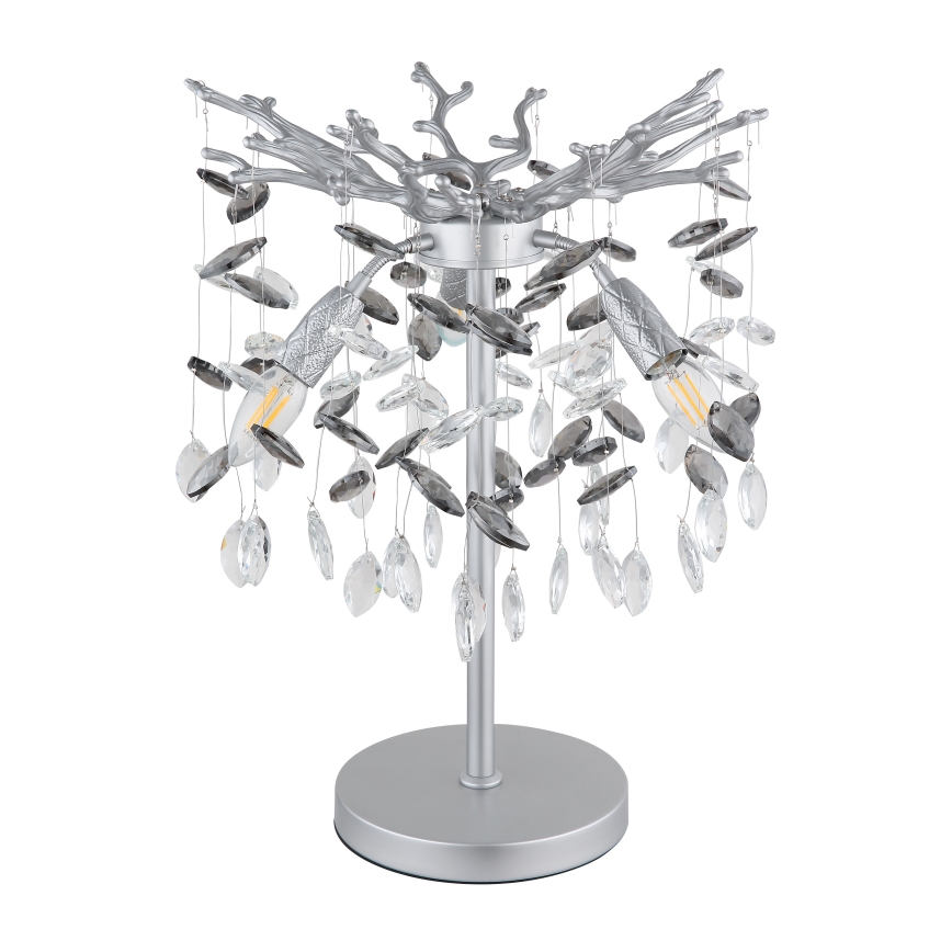 Globo - Lampada da tavolo 3xE14/40W/230V argento