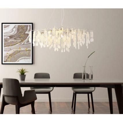 Globo - Lampadario a sospensione su cavo 12xE14/40W/230V