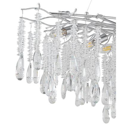 Globo - Lampadario a sospensione su cavo 12xE14/40W/230V