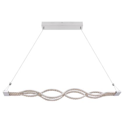 Globo - Lampadario dimmerabile a sospensione con cavo LED/30W/230V + telecomando