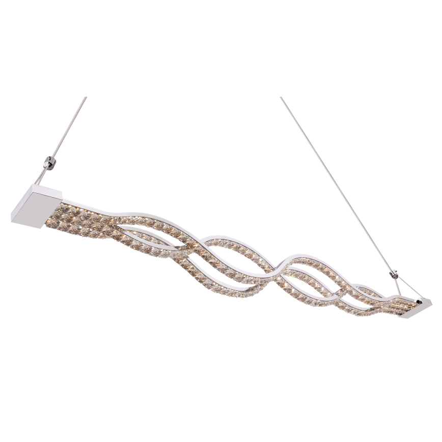 Globo - Lampadario dimmerabile a sospensione con cavo LED/30W/230V + telecomando